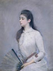 Portrait of Marie Jeanne Gouzien, 1888/9 (pastel on paper) | Obraz na stenu