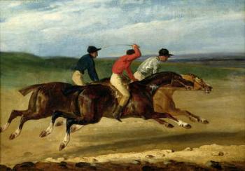 The Horse Race (oil on canvas) | Obraz na stenu