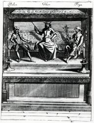 Woden, Thor and Friga (engraving) | Obraz na stenu