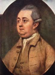 Edward Gibbon, 1737 - 1794. English historian, author and Member of Parliament. After the painting by Henry Walton. From Impressions of English Literature, published 1944. | Obraz na stenu
