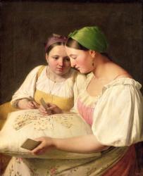 Fortune-Telling, 1842 (oil on canvas) | Obraz na stenu