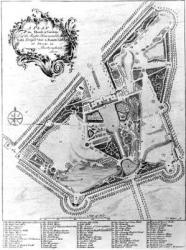 A Plan of the House and Gardens at Stowe, Buckinghamshire (engraving) | Obraz na stenu