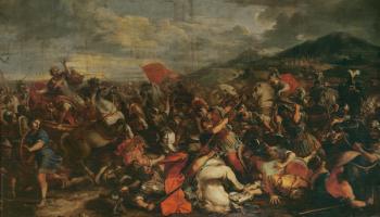 The Battle of the Arbelles (oil on canvas) | Obraz na stenu