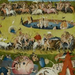 The Garden of Earthly Delights, 1490-1500 (oil on panel) | Obraz na stenu