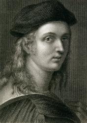 Raphael (Rafaello Sanzio) (1483-1520) (engraving) | Obraz na stenu
