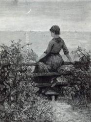 The Fisher's Lass, from 'Leisure Hour', 1888 (engraving) | Obraz na stenu