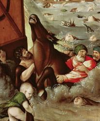 The Flood, 1516 (oil on canvas) (detail of 158844) | Obraz na stenu