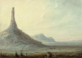 Chimney Rock, 1837 (w/c on paper) | Obraz na stenu