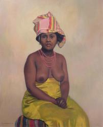 African Woman, 1910 (oil on canvas) | Obraz na stenu