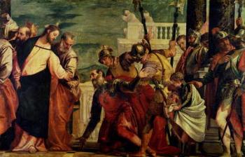 Jesus and the Centurion (oil on canvas) | Obraz na stenu