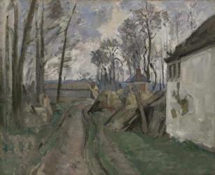 A Village Road near Auvers, 1872-73 (oil on canvas) | Obraz na stenu