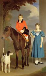 John Gubbins Newton and his Sister Mary, 1832-33 (oil on canvas) | Obraz na stenu