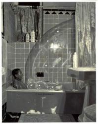 Boy and the Bubble, 1990 (oil on board) | Obraz na stenu