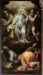 The Transfiguration of Christ from the organ, completed 1559-1602 (oil on panel) | Obraz na stenu