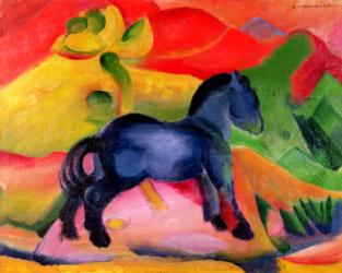 Little Blue Horse, 1912 (oil on canvas) | Obraz na stenu