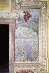 Map of Malta, detail from the 'Galleria delle Carte Geografiche', 1580-83 (fresco) (see 259885 for detail) | Obraz na stenu