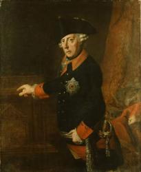 Frederick II The Great of Prussia, c.1763 (oil on canvas) | Obraz na stenu