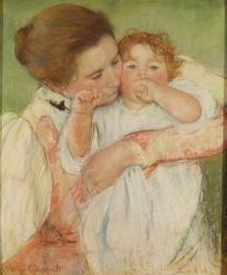 Mother and Child, 1897 (pastel on paper) | Obraz na stenu