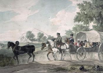 Belgian Wagon conveying Wounded from the Field after the Battle of Waterloo, 1815 | Obraz na stenu