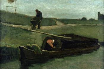 The Peat Boat, 1883 (oil on canvas) | Obraz na stenu
