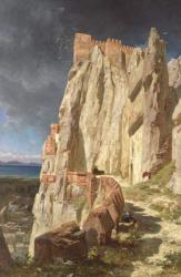 The Rock of Vann, Kurdistan, 1901 (oil on canvas) | Obraz na stenu