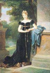 Portrait of Marie Laczinska (1786-1817) Countess Walewska, 1812 (oil on canvas) | Obraz na stenu
