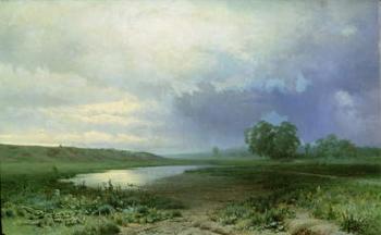 Wet Meadow, 1872 (oil on canvas) | Obraz na stenu