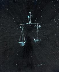 Star sign Libra, 2016, (oil on canvas) | Obraz na stenu