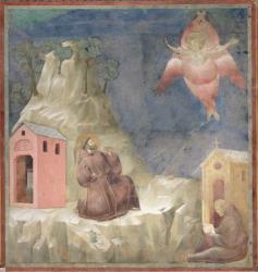 St. Francis Receiving the Stigmata, 1297-99 (fresco) | Obraz na stenu