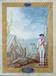 Uniforms of the French Infantry during the American War of Independence (gouache on paper) | Obraz na stenu