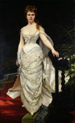 Portrait of Mademoiselle X, 1873 (oil on canvas) | Obraz na stenu