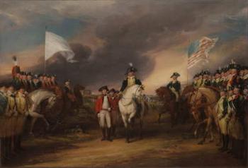The Surrender of Lord Cornwallis at Yorktown, October 19, 1781, 1787-c.1828 (oil on canvas) | Obraz na stenu