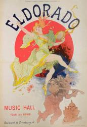 Poster for "El Dorado" by Jules Cheret (1836-1932) | Obraz na stenu