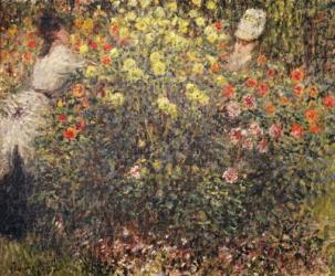Women in the Flowers, 1875 (oil on canvas) | Obraz na stenu