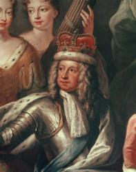 Detail of George I from the Painted Hall, Greenwich | Obraz na stenu