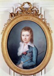 Medallion Portrait of Louis-Charles (1785-95) King Louis XVII of France (oil on canvas) | Obraz na stenu