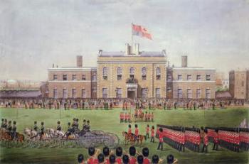 Grand Parade of the Hon Artillery Company (coloured engraving) | Obraz na stenu