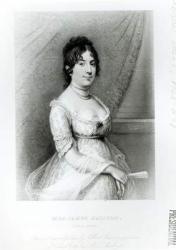 Mrs James Madison, Dolley Payne (1768-1849), c.1804-55 (engraving) | Obraz na stenu