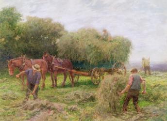 Haymaking (w/c on paper) | Obraz na stenu