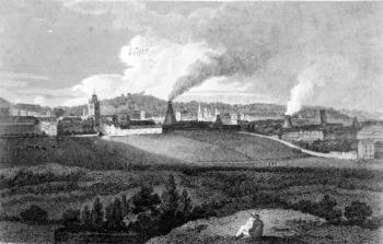 View of Bristol from Pile Hill, engraved by Heath, pub. by John Agg, 1809 (engraving) | Obraz na stenu