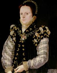 Anne Russell, Countess of Warwick (1548-1604), c.1565 (panel) | Obraz na stenu