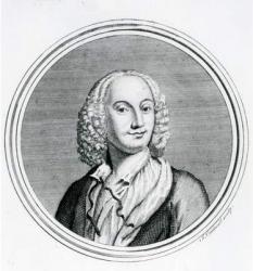 Portrait of Antonio Vivaldi (engraving) | Obraz na stenu