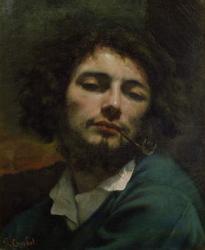 Self Portrait or, The Man with a Pipe, c.1846 (oil on canvas) | Obraz na stenu