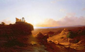 Romantic Landscape, 1860 | Obraz na stenu