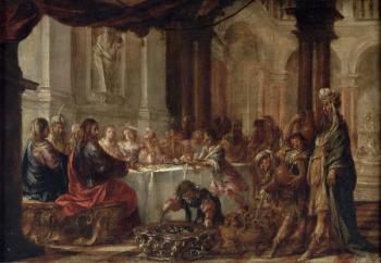 The Marriage at Cana, 1660 (oil on panel) | Obraz na stenu
