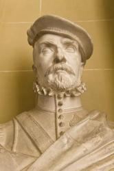 Copy of a portrait bust of Hernan Cortes (plaster) | Obraz na stenu