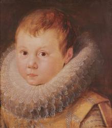 Portrait of a child (oil on canvas) | Obraz na stenu