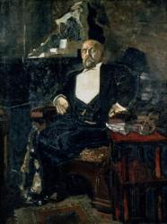 Portrait of S. Mamontov, the Founder of the First Private Opera, 1897 (oil on canvas) | Obraz na stenu