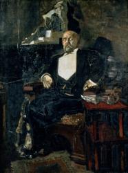 Portrait of S. Mamontov, the Founder of the First Private Opera, 1897 (oil on canvas) | Obraz na stenu