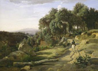 A View near Volterra, 1838 (oil on canvas) | Obraz na stenu